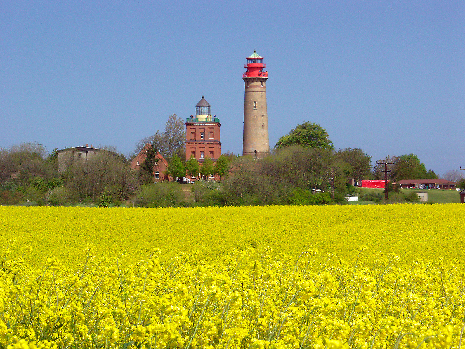 Nordrügen - Breege - Glowe - Die zwei Leuchttürmen am Kap.