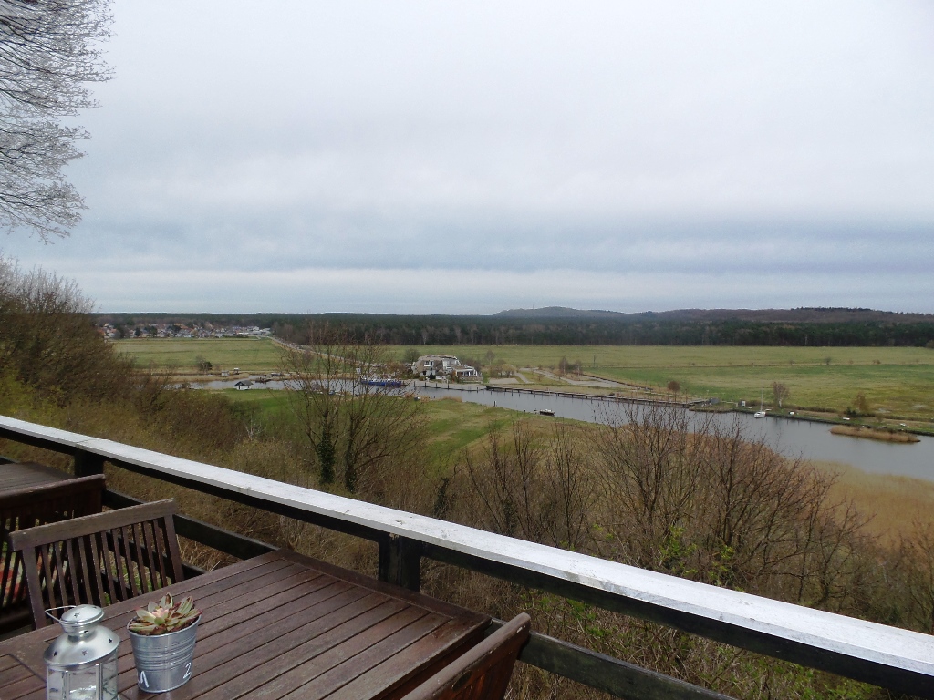 Biosphärenreservat Mönchgut - Blick von dem Ausflugslokal Moritzburg, ein traditionsreiches und sehr gemütliches Restaurant oberhalb von Moritzdorf auf Rügen