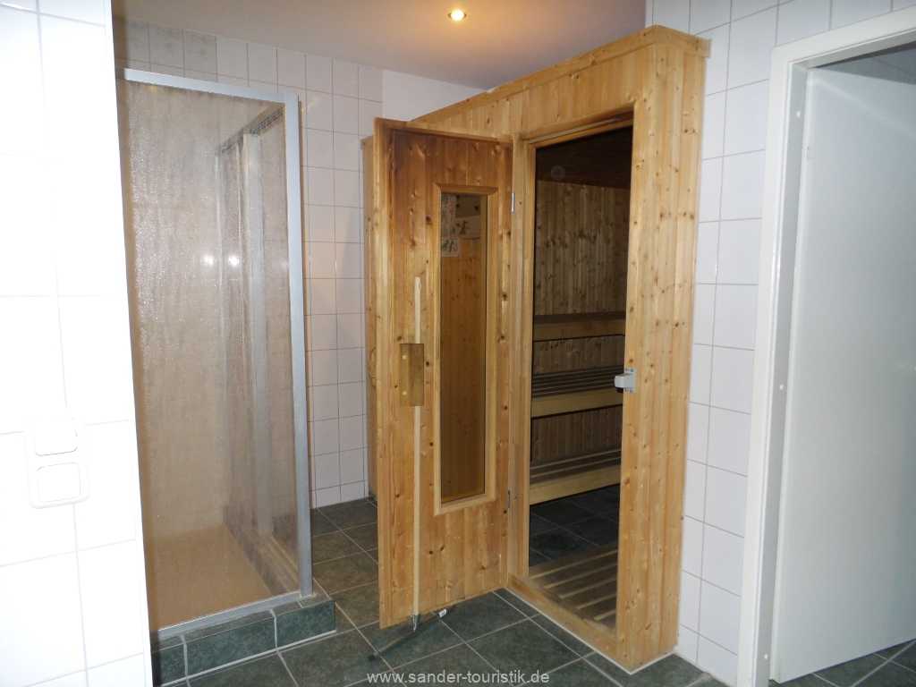 Sauna im Parterre des Hauses (Gebühr) in der Villa Sirene-Binz Sauna im Parterre des Hauses (Gebühr) in der Villa Sirene-Binz