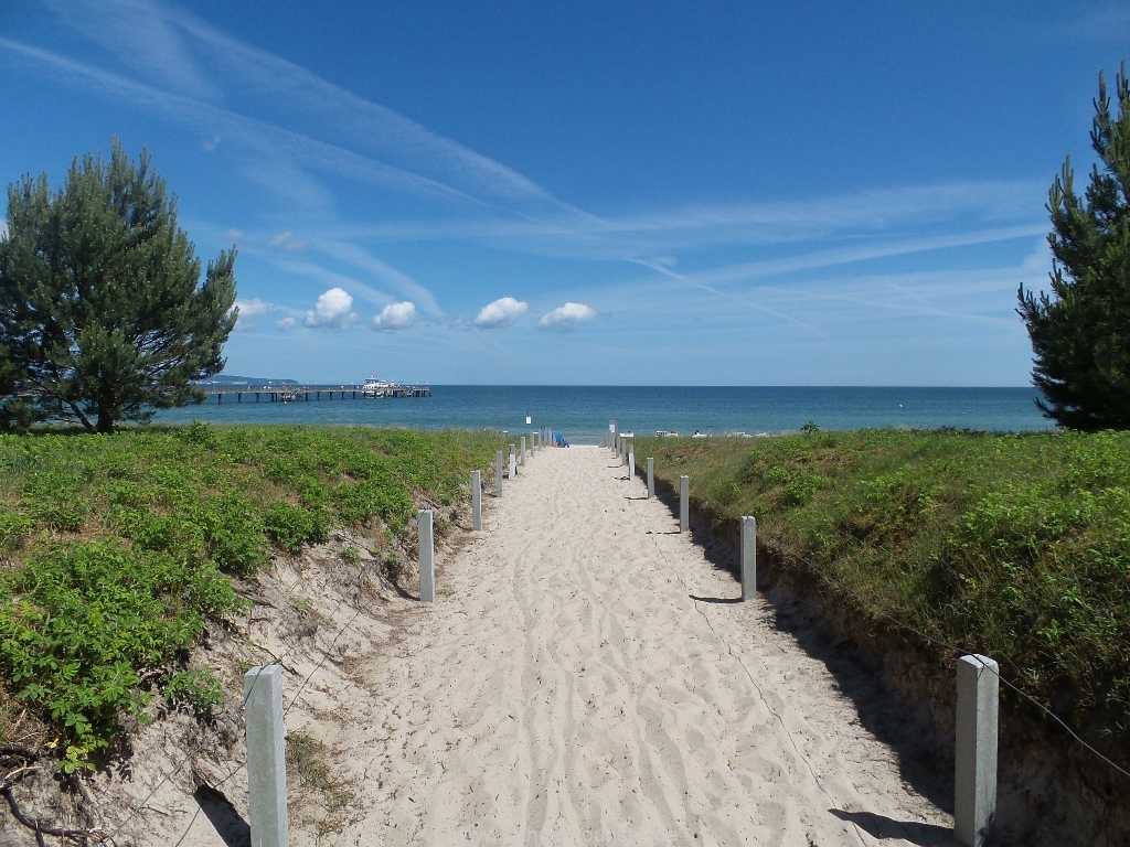 Abgang zum Ostseestrand Abgang zum Ostseestrand