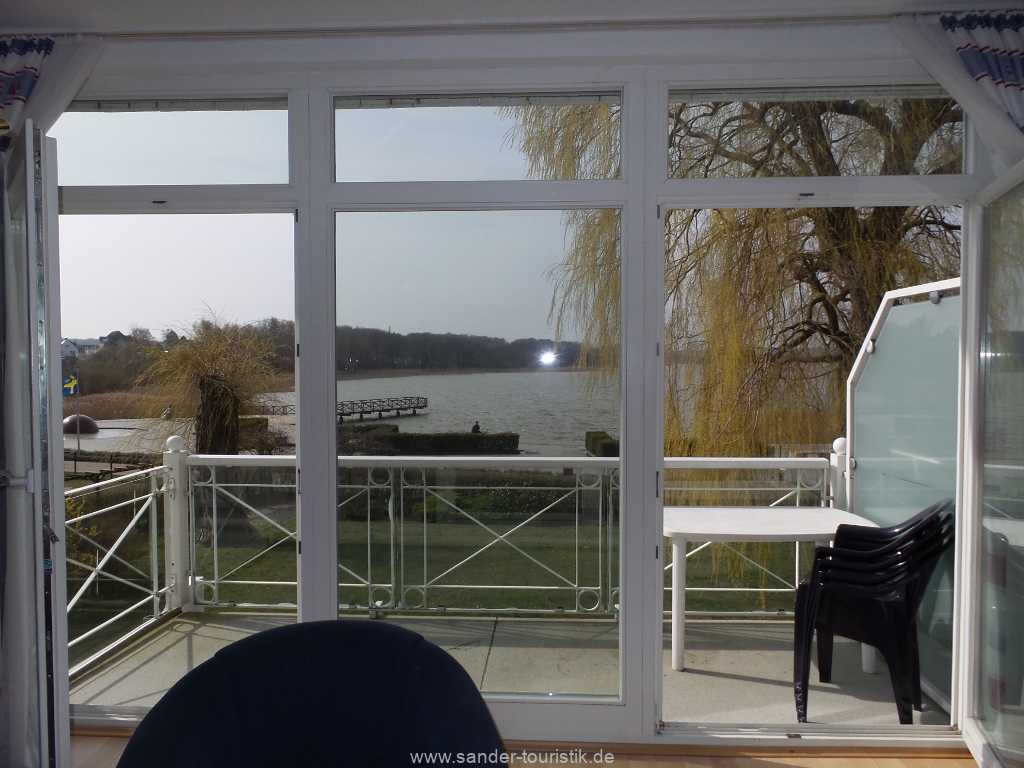 Blick aus der Wohnung auf den Schmachter See in Binz Blick aus der Wohnung auf den Schmachter See in Binz